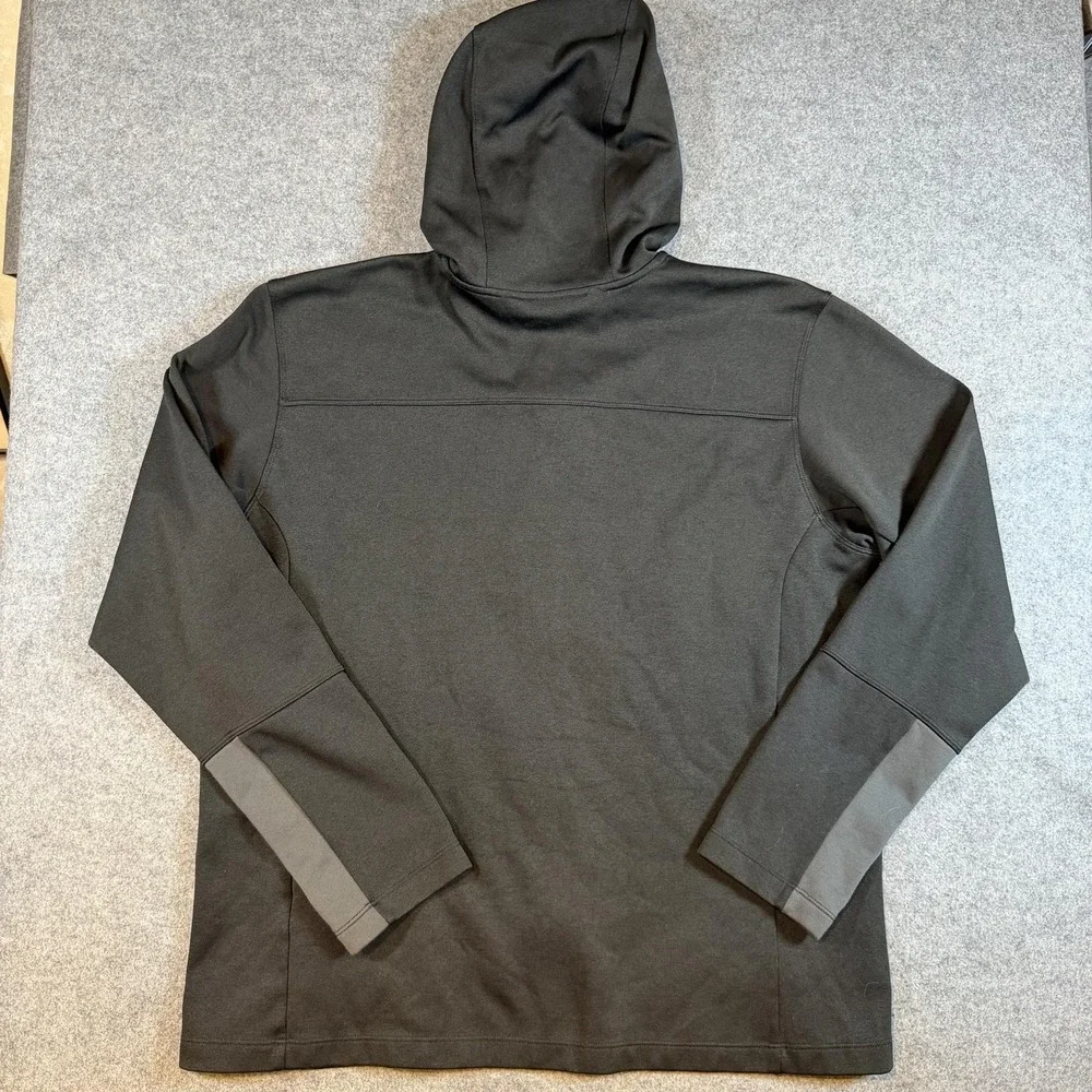 The North Face Jacket Mens XL Gray Softshell Hooded Full Zip Gilbane Logo